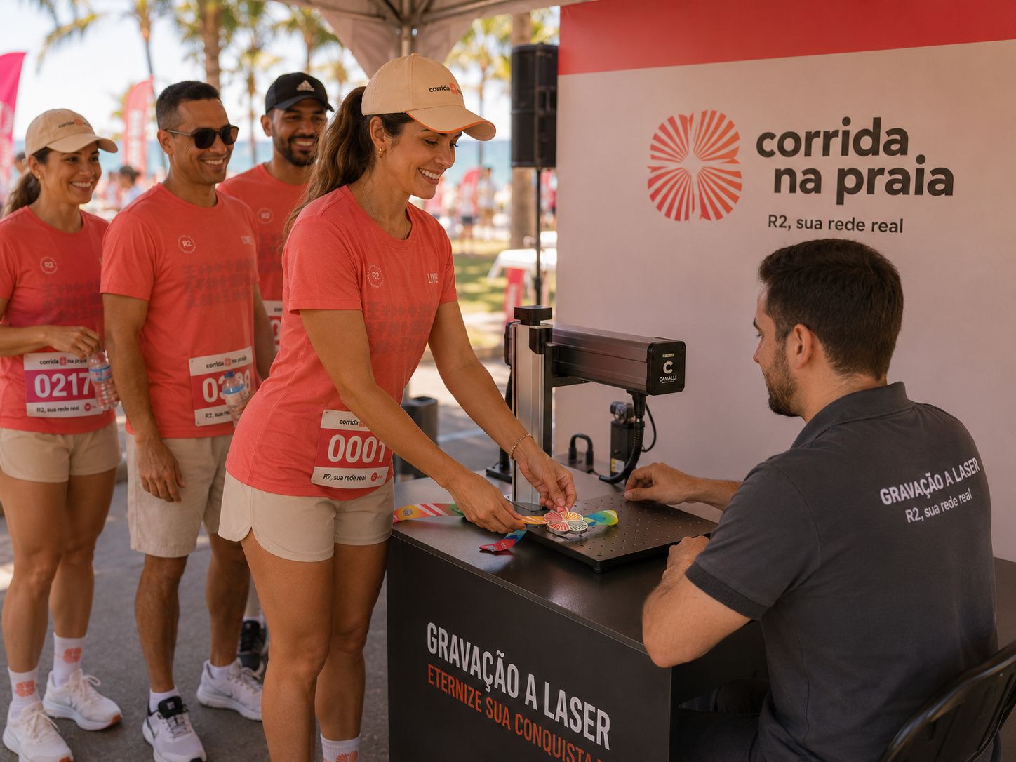 Personalização de Medalha — gravação a laser